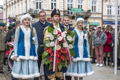 Wieniec od Politechniki Rzeszowskiej z okazji 101. rocznicy odzyskania przez Polskę niepodległości